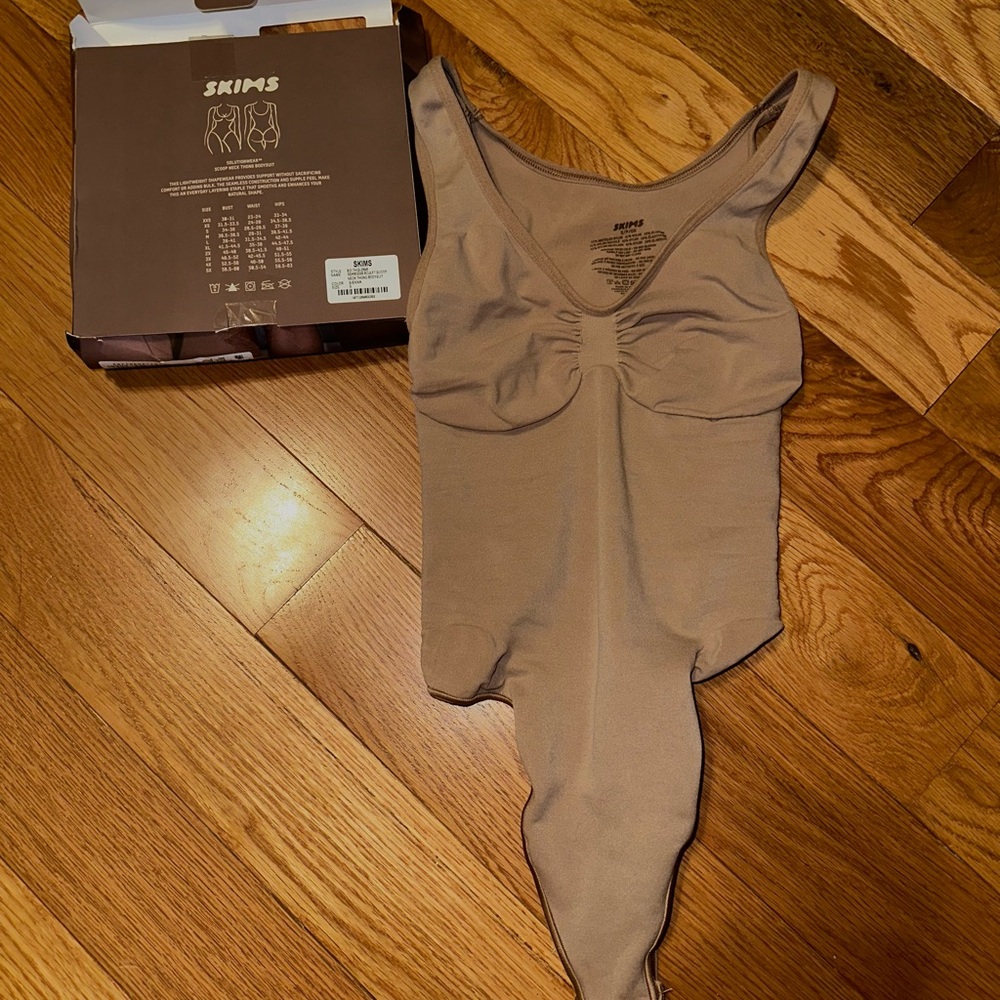SKIMS Beige Shapewear Bodysuit